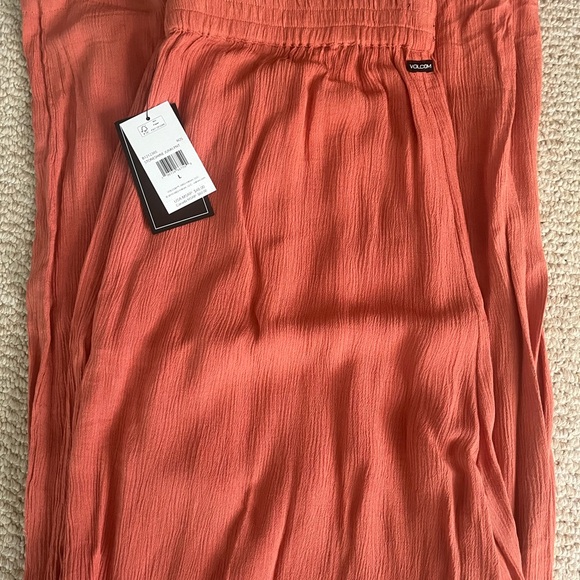 Volcom Flowy Pants — Orange (Size L) - Picture 3 of 7